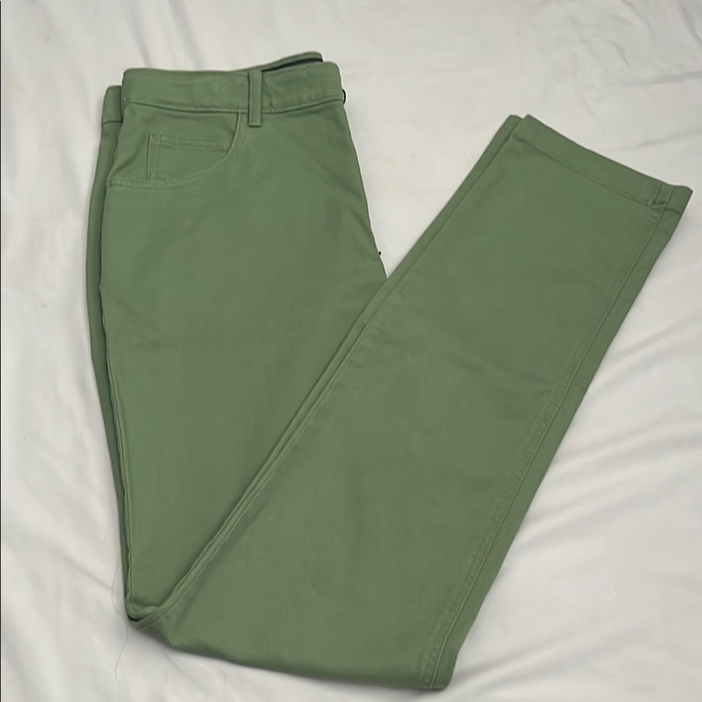 Class Club Green Chinos Straight-Leg Pants